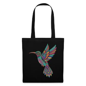 Alebrije Hummingbird Mexican Folk - Tote Bag - black - Front