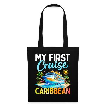 My First Cruise Caribbean - Stoffbeutel - Schwarz - Vorne