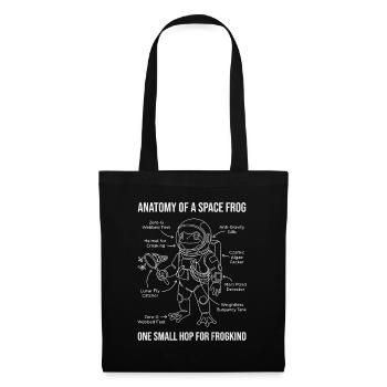 Anatomy Of A Space Frog - Stoffbeutel - Schwarz - Vorne