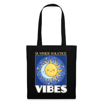 Litha Pagan Solstice d’été Midsommar - Sac en tissu - noir - Devant