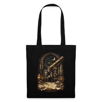 Astronome en astronomie - Sac en tissu - noir - Devant