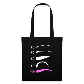 Cosmeticienne de microblading maquillage - Sac en tissu - noir - Devant