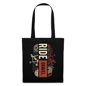 Vélo de gravel vélo d’aventure - Sac en tissu - noir - Devant
