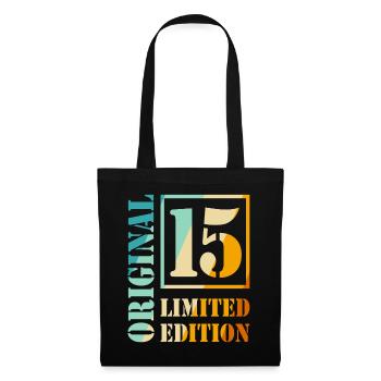 15th Birthday Boy Girl Teenager Level 15 - Tote Bag - black - Front