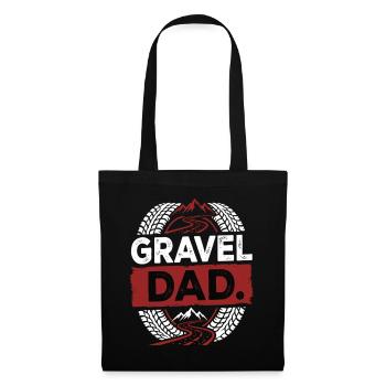 Gravel Dad Bike Offroad Dad Biker - Tote Bag - black - Front