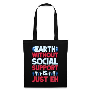 Social Worker Quota Without Is Just Eh Social Work - Tote Bag - black - Front