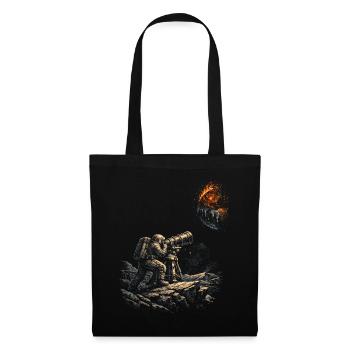 Astronome en astronomie - Sac en tissu - noir - Devant