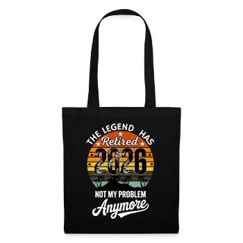 Retired 2026 Funny Retired Graphic Men Retiremet - Tote Bag - black - Front