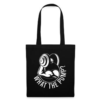 Bodybuilder en powerlifting : Quel est le cadeau de The Pump Gym - Sac en tissu - noir - Devant