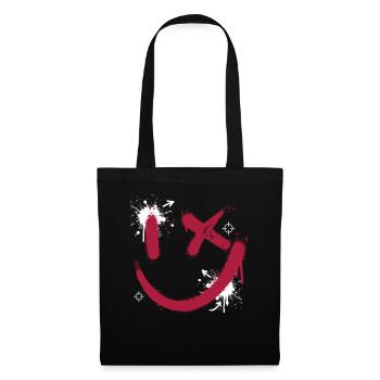 Graffiti Skull Street Art Spray - Tote Bag - black - Front