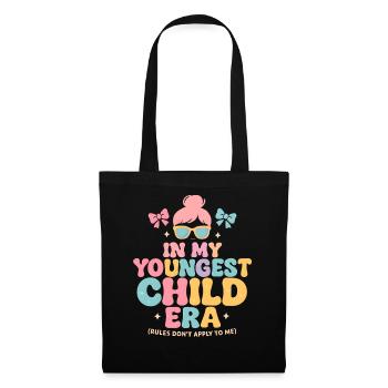 Dans l’humour de l’ère de My Younger Child et de la famille des filles - Sac en tissu - noir - Devant