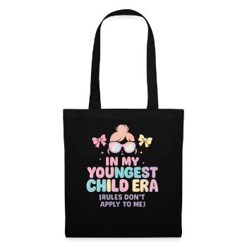 Dans l’humour de l’ère de My Younger Child et de la famille des filles - Sac en tissu - noir - Devant