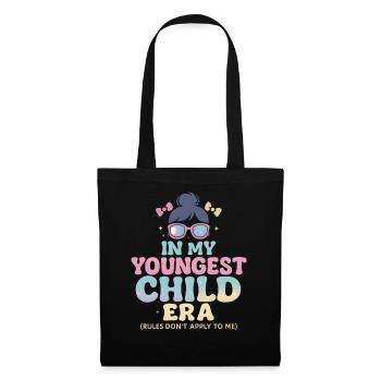 Dans l’humour de l’ère de My Younger Child et de la famille des filles - Sac en tissu - noir - Devant