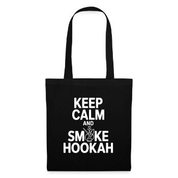 Keep Calm And Smoke Hookah - Tote Bag - black - Front