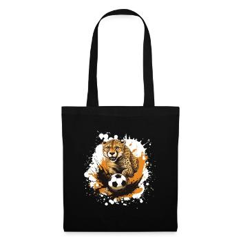 Équipe de football des guépards - Sac en tissu - noir - Devant