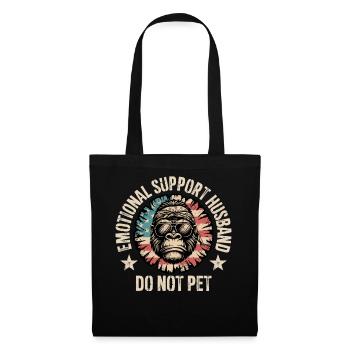 Do Not Pet Emotional Support Husband - Tote Bag - black - Front