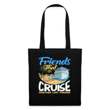 Friends Cruise Together Vacation Travel - Tote Bag - black - Front