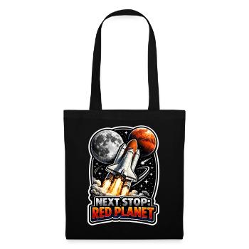Allons sur Mars. Mission d’exploration de Mars - Sac en tissu - noir - Devant