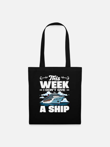 This Week I Dont Give A Ship Lustig Urlaub - Stoffbeutel - Schwarz