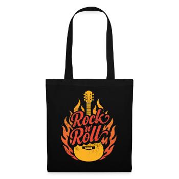 Rock 'n' Roll - Stoffbeutel - Schwarz - Vorne