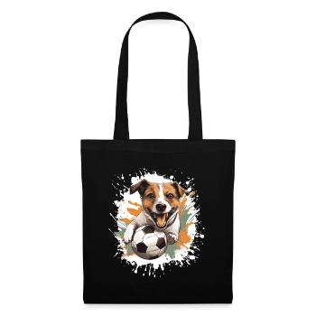 Great Dane Dog Football Sports - Tote Bag - black - Front