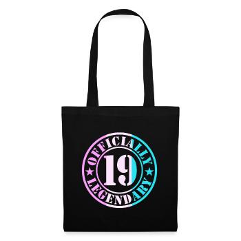 19th Birthday Boy Girl Legend Level 19 - Tote Bag - black - Front