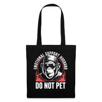 Do Not Pet Emotional Support Husband - Tote Bag - black - Front