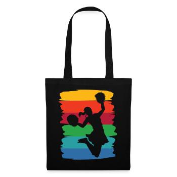 Cheerpom pom girls Mom Cheerleading - Sac en tissu - noir - Devant