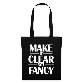 Designer Educator Make It Clear Visual Designer - Tote Bag - black - Front