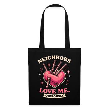 Bagpipes Bagpiper Bagpipe - Tote Bag - black - Front