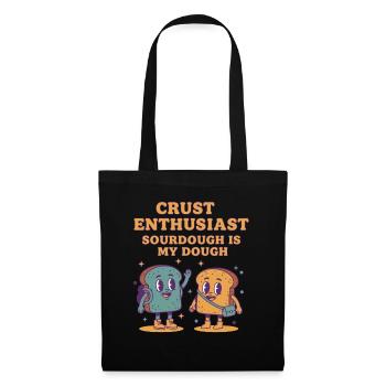 sourdough Baking Crust Enthusiast Sourdough - Tote Bag - black - Front