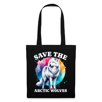 Polarwolf Save Arctic Wolf - Tote Bag - black - Front