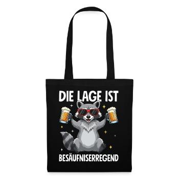 La situation est l’ivresse - Sac en tissu - noir - Devant