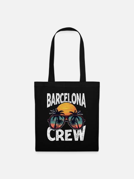Barcelona Crew - Stoffbeutel - Schwarz