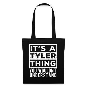 C’est une chose de Tyler que tu ne comprendrais pas - Sac en tissu - noir - Devant