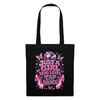 Girl Who Loves Tap Dancing Tap Dancer - Tote Bag - black - Front