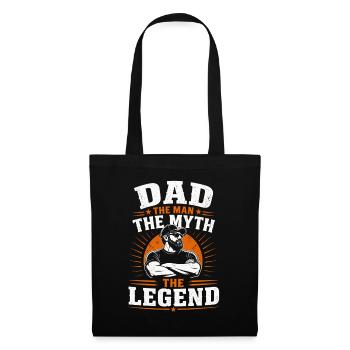 Dad The Man The Myth The Legend Proud Dad - Tote Bag - black - Front