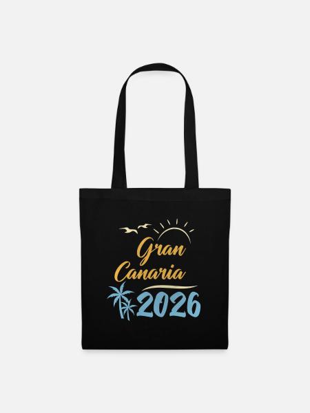 Gran Canaria 2026 - Stoffbeutel - Schwarz
