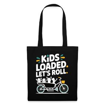 Vélo cargo Kids Loaded - Sac en tissu - noir - Devant