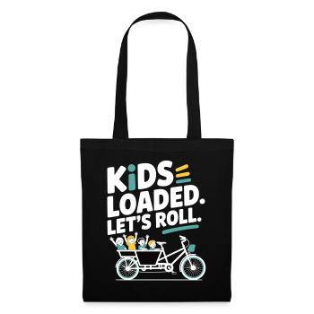 Vélo cargo Kids Loaded - Sac en tissu - noir - Devant