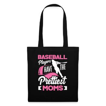 Les joueurs de baseball ont les plus belles mamans - Sac en tissu - noir - Devant