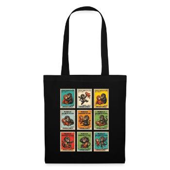 Stamps Baby Monkey Punch - Tote Bag - black - Front