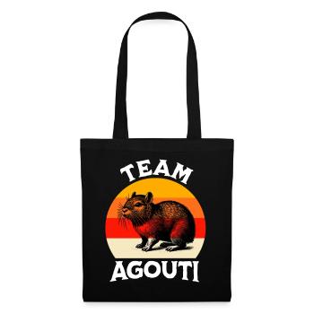 Team Aguti - Stoffbeutel - Schwarz - Vorne