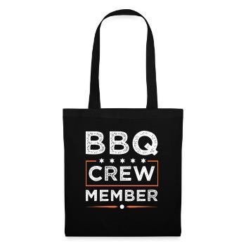 Équipe de barbecue - Sac en tissu - noir - Devant