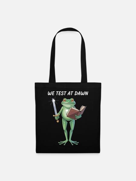Dawn Test Froschkrieger - Stoffbeutel - Schwarz