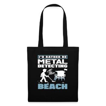 Préfère sonder sur la plage Détection de métaux - Sac en tissu - noir - Devant