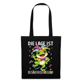 Die Lage Ist Besäufniserregend - Stoffbeutel - Schwarz - Vorne