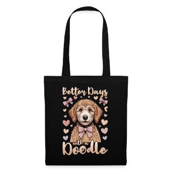 Goldendoodle Dog Breed - Tote Bag - black - Front