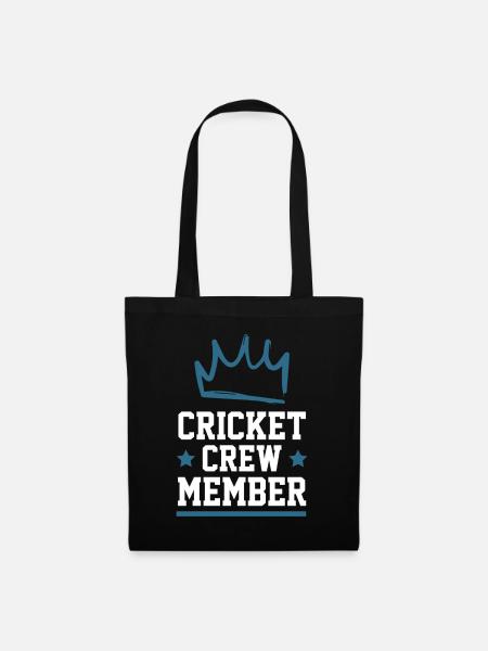 Cricket Crew - Stoffbeutel - Schwarz