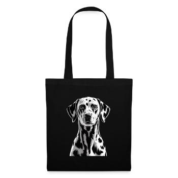 Dalmate - Sac en tissu - noir - Devant